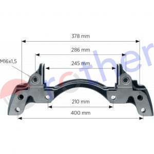 P014127001 - Portapinzas Knorr SM7 Mercedes delantero