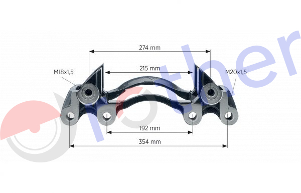 P015003554 - Portapinzas Meritor C LISA