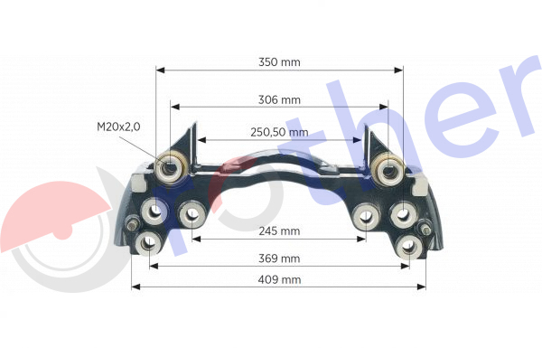 P015004596 - Portapinzas Meritor D Duco