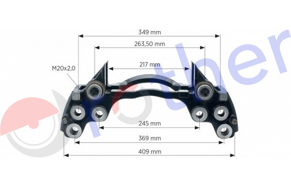 P015004650 - Portapinzas Meritor LE DUCO