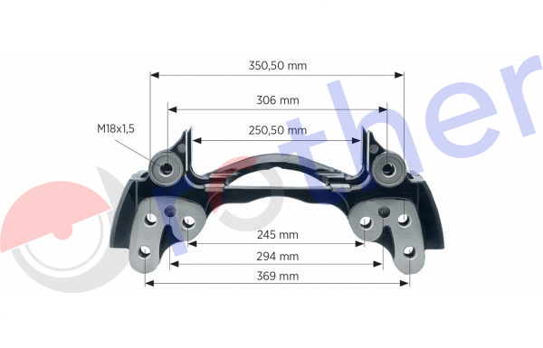 P015007572 - Portapinzas Meritor Elsa 2