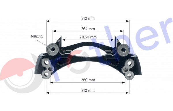 P015008702 - Portapinzas Meritor ELSA 195