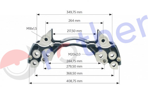 P015009730 - Portapinzas Meritor ELSA 225