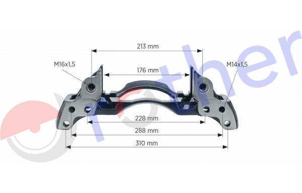 P016017002 - Portapinzas Wabco PAN17