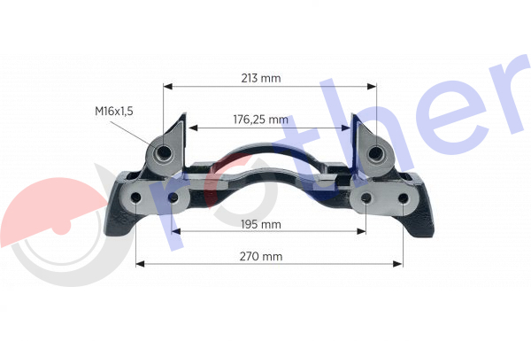 P016017006 - Portapinzas Wabco PAN17