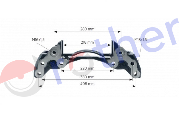 P016032001 - Portapinzas Wabco MAXX22