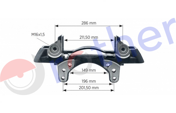 P016032005 - Portapinzas Wabco MAXX22T