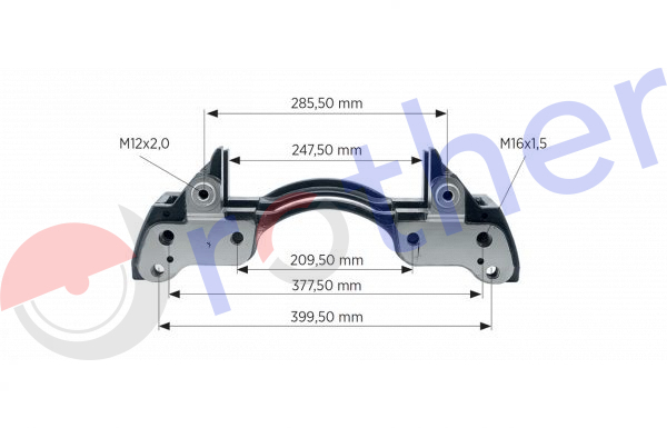 P018005216 - Portapinzas Haldex Modul X DB22