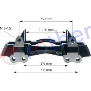 P018006414 - Portapinzas Haldex Modul T DBT22LT