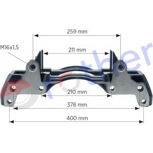 P018006416 - Portapinzas Haldex Modul T DBT22LT